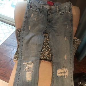 Hollister heavenly distressed jeans